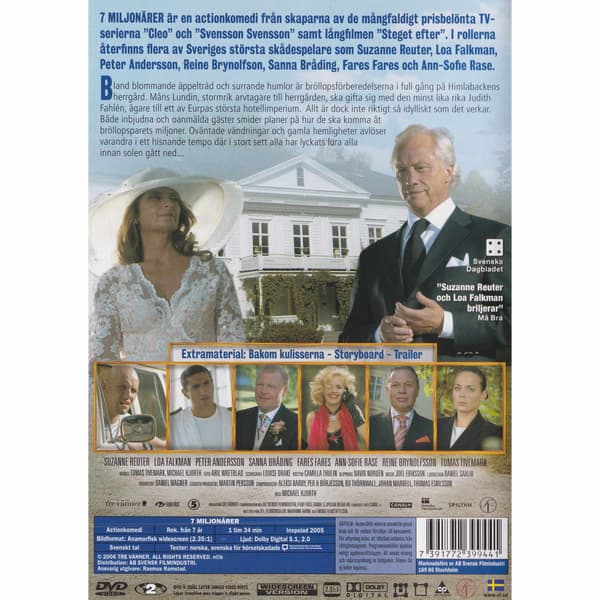 7 Miljonärer DVD (Brugt)