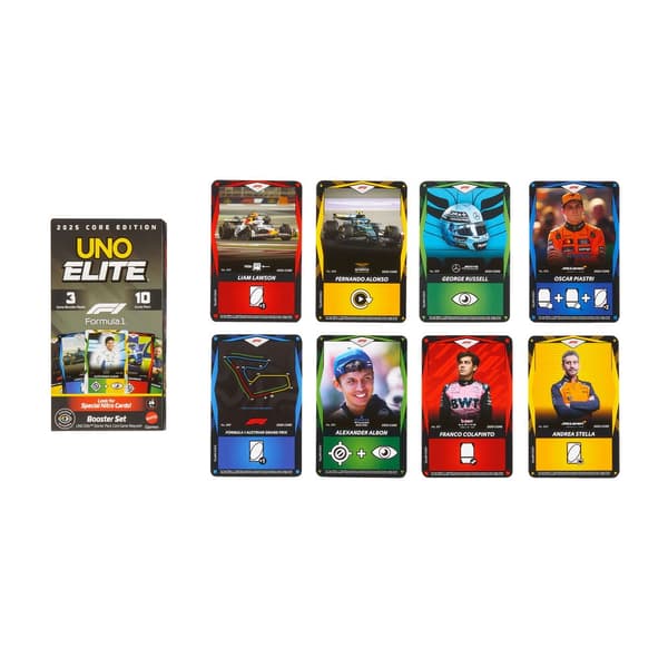 UNO Elite F1 Booster Pack card game