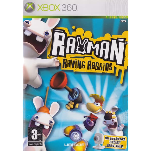 Rayman Raving Rabbids Xbox 360 (Brukt)