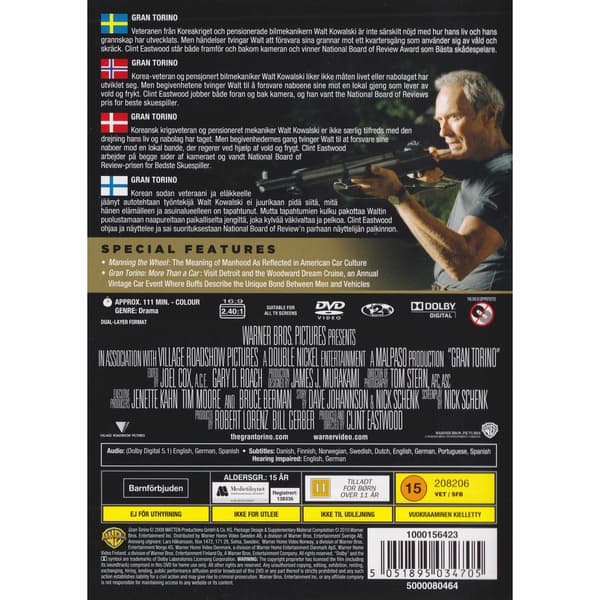 Gran Torino DVD (Brukt)