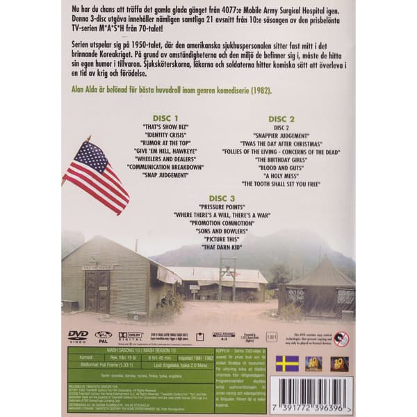 MASH Säsong 10 DVD (Brugt)