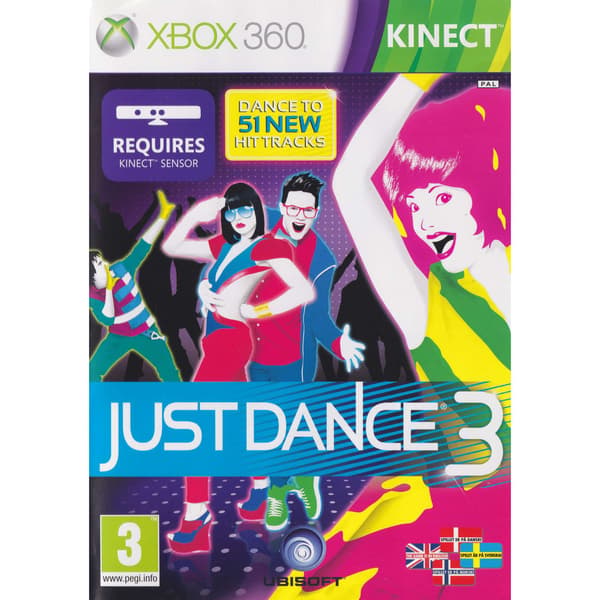 Just Dance 3 Xbox 360 Kinect Nordic (Brukt)