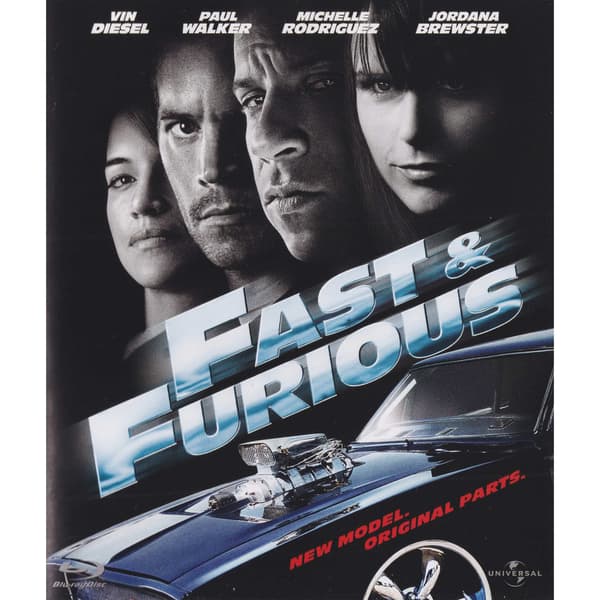 Fast & Furious Blu-Ray (Brukt)