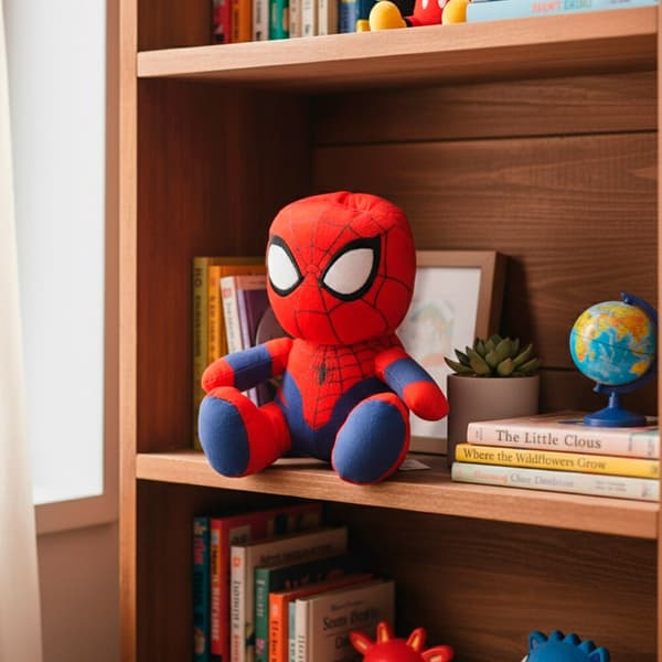 Marvel Spiderman money box plush toy 20cm