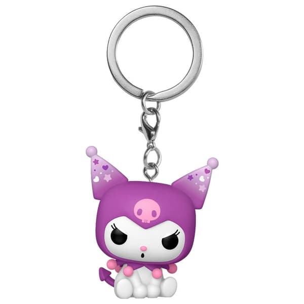 Pocket POP! Nøkkelring Hello Kitty 20th Anniversary Kuromi Grumpy