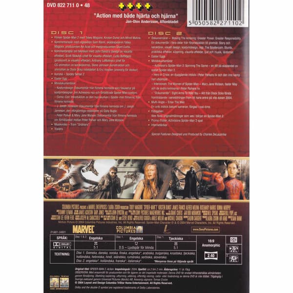 Spider-Man 2 DVD (Brugt)