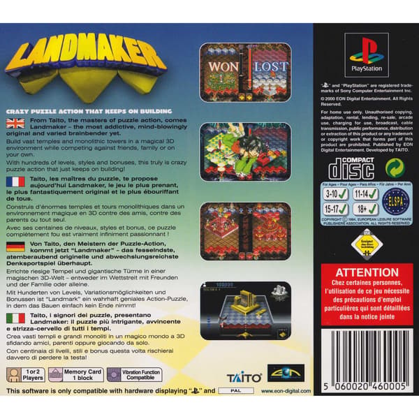 Landmaker Playstation 1 PS1 (Brukt)