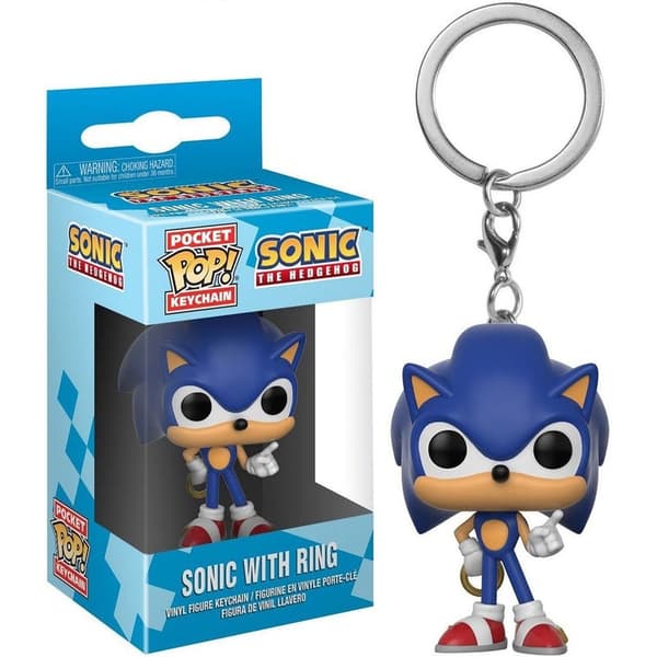 Pocket POP! Nøkkelring Sonic med ring