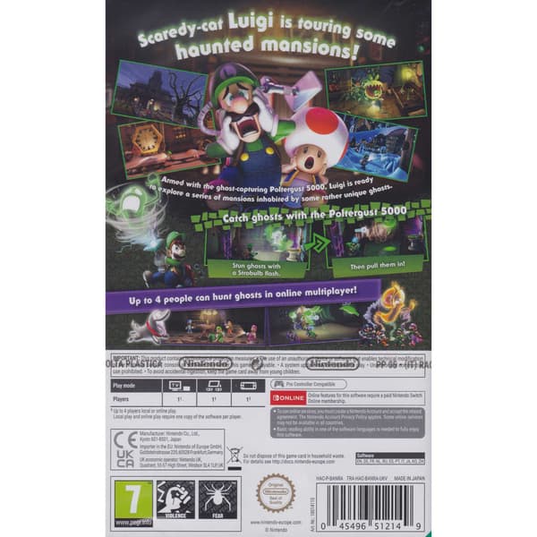 Luigis Mansion 2 HD Nintendo Switch
