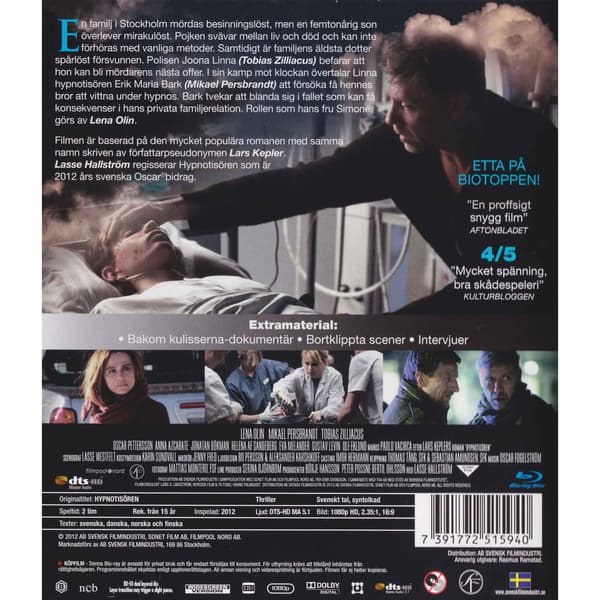 Hypnotisören Blu-Ray (Käytetty)