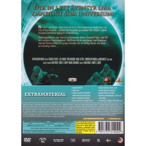 Stargate Atlantis Säsong 1 DVD (Brukt)