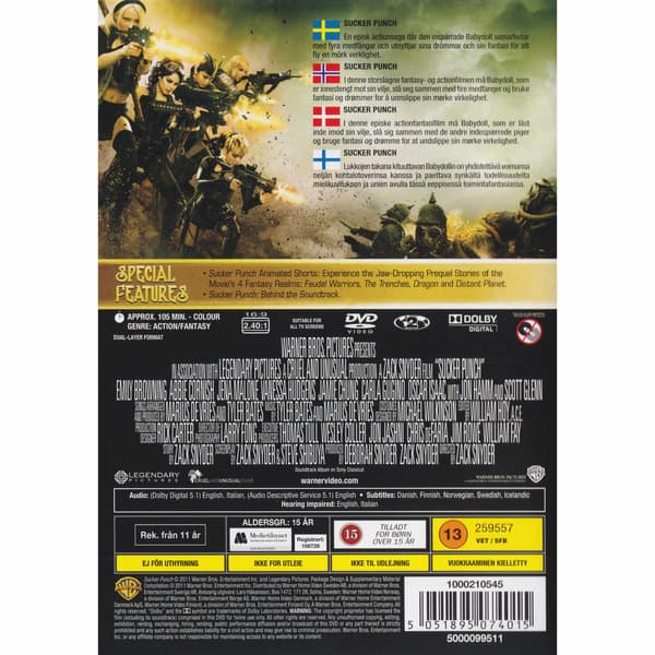 Sucker Punch DVD (Brugt)