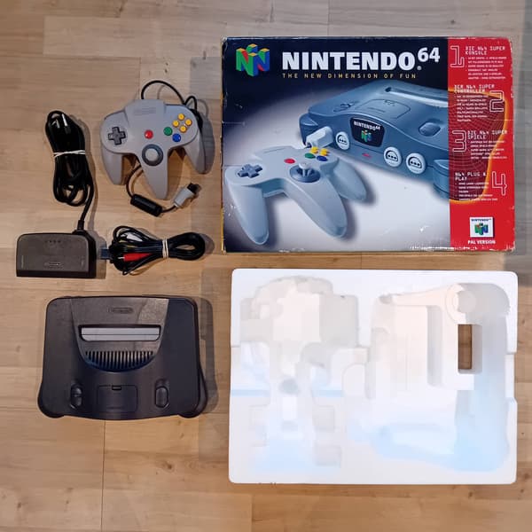 Nintendo 64 Standard Charcoal (Begagnad)