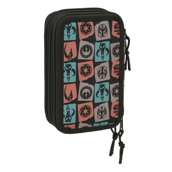 Star Wars Mandalorian & Grogu triple pencil case 37pcs