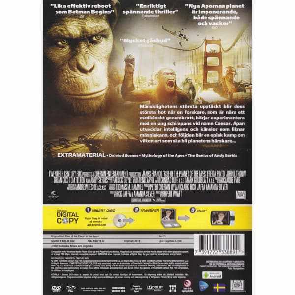 Apornas Planet Revolution DVD (Brugt)