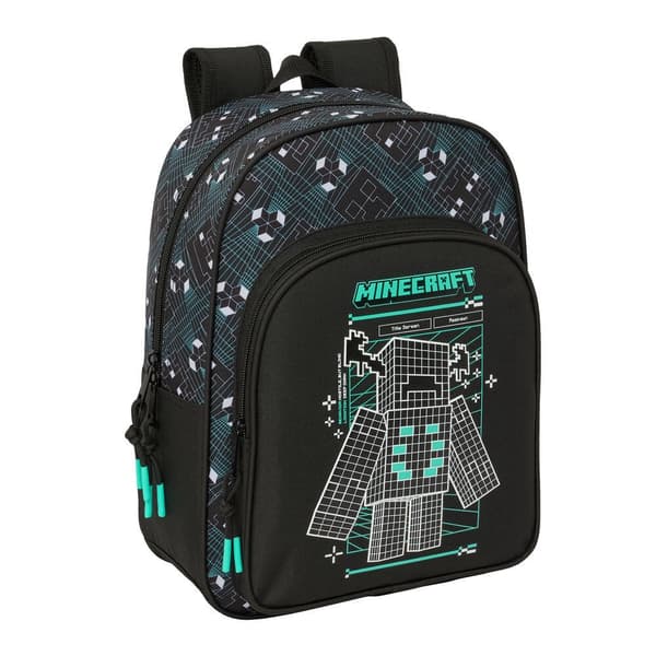 Minecraft Screen adaptable backpack 34cm