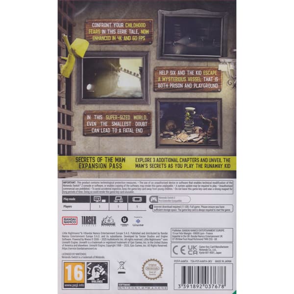 Little Nightmares Enhanced Edition Complete Edition Nintendo Switch 2