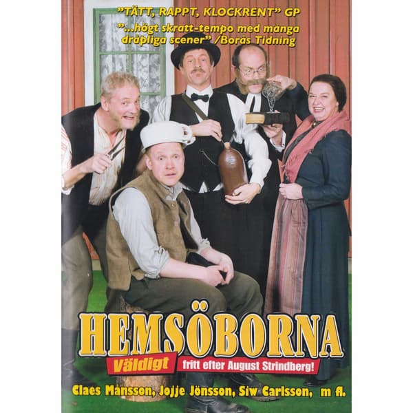 Hemsöborna Väldigt fritt efter August Strindberg DVD (Brukt)