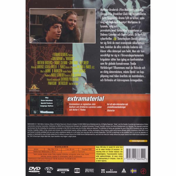 WarGames DVD (Käytetty)