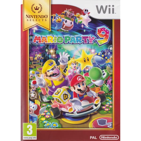Mario Party 9 Nintendo Wii Selects (Brukt)