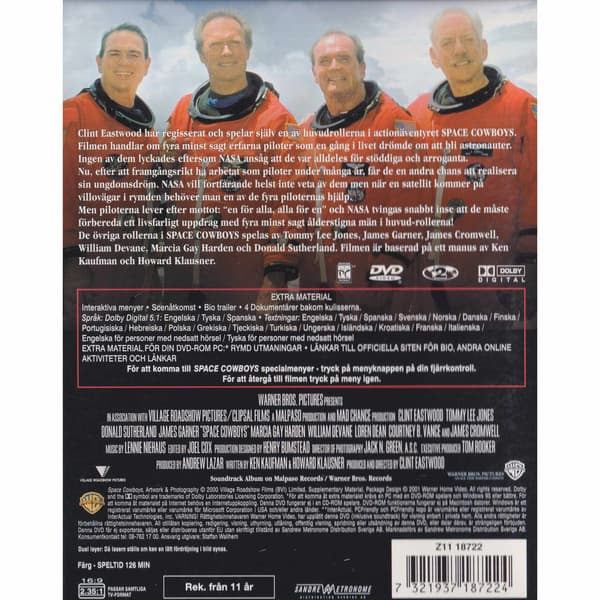 Space Cowboys DVD (Käytetty)