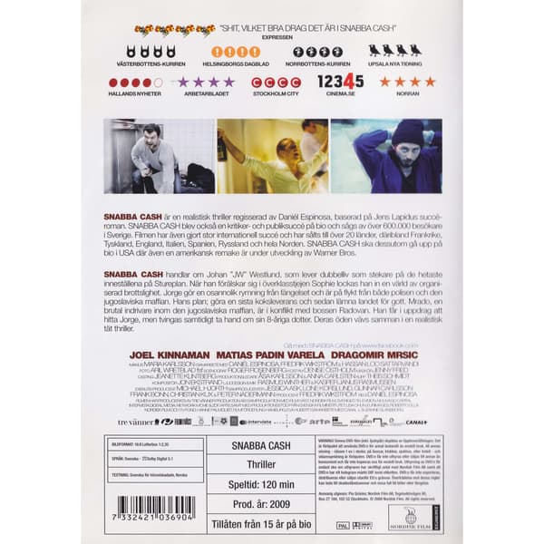 Snabba Cash DVD (Brukt)