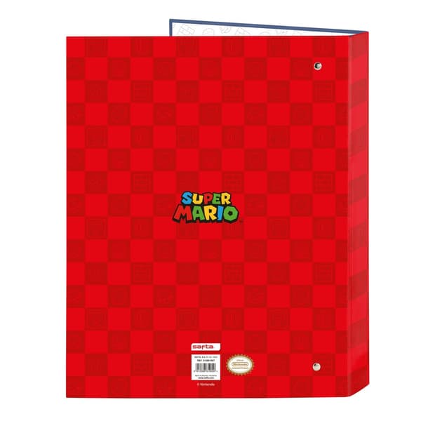 Super Mario A4 cardboard 4 rings binder