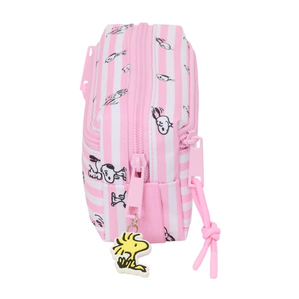Snoopy triple pencil case