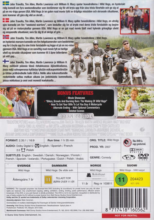 Wild Hogs DVD (Brugt)