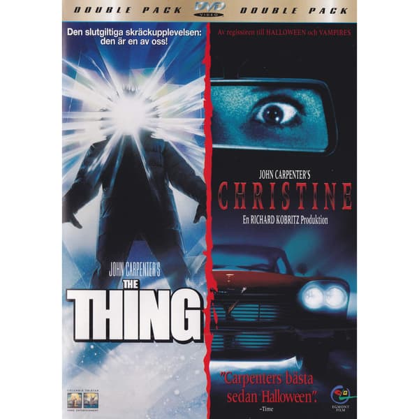 The Thing + Cristine DVD (Brukt)