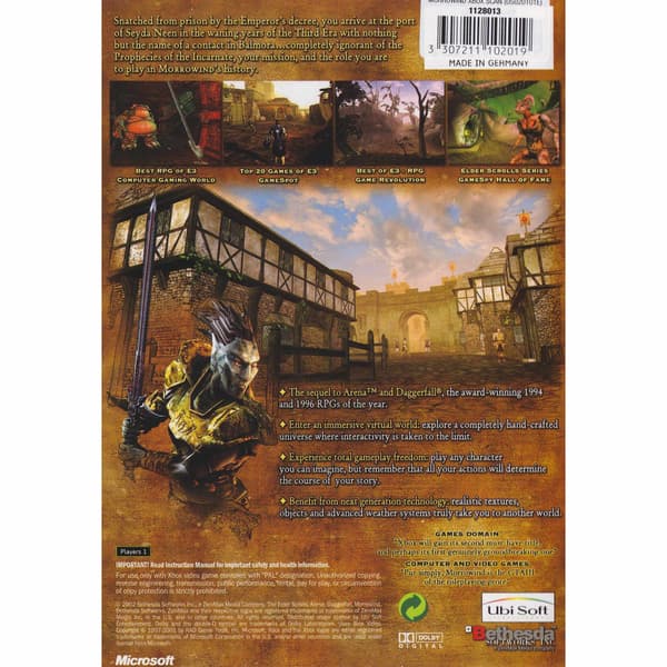 The Elders Scrolls III Morrowind Xbox (Brugt)