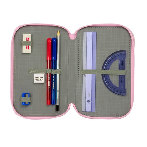 Hello Kitty & Friends triple pencil case 37pcs