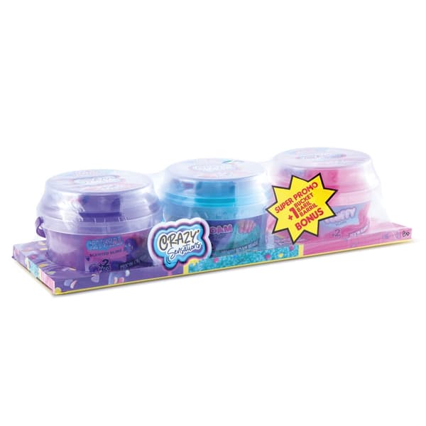 Slime Sensations set of 3 mixed textures cubes
