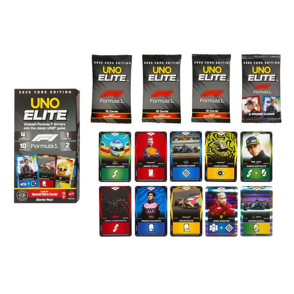 UNO Elite F1 Starter Pack card game
