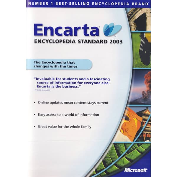 Encarta Encyclopedia Standard 2003 PC CD (Brukt)