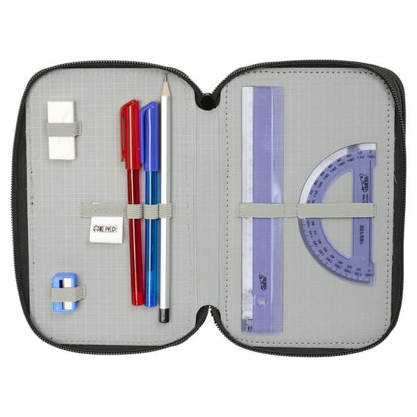 One Piece triple pencil case 37pcs