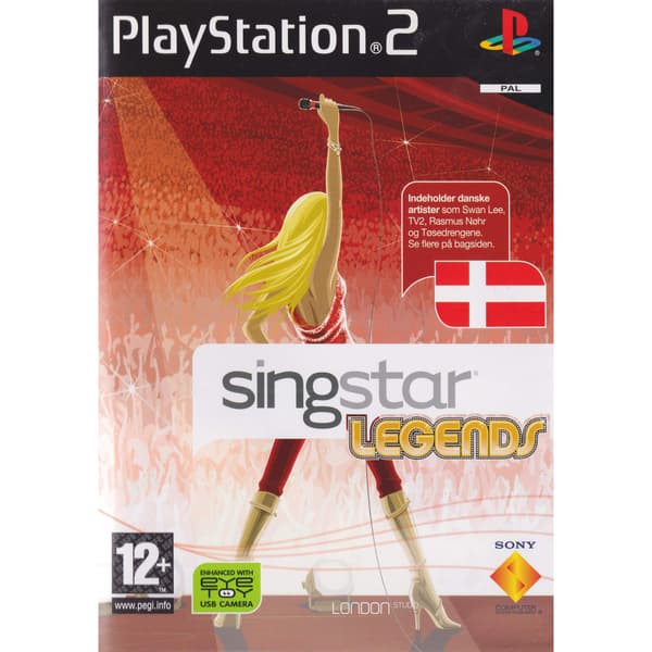 Singstar Legends Playstation 2 PS2 Danish (Brukt)