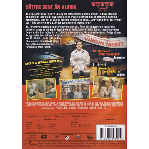 40 Year-Old Virgin DVD (Käytetty)