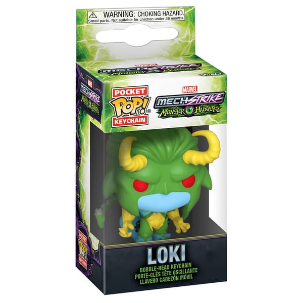 Pocket POP! Nøglering Marvel Monster Hunters Loki