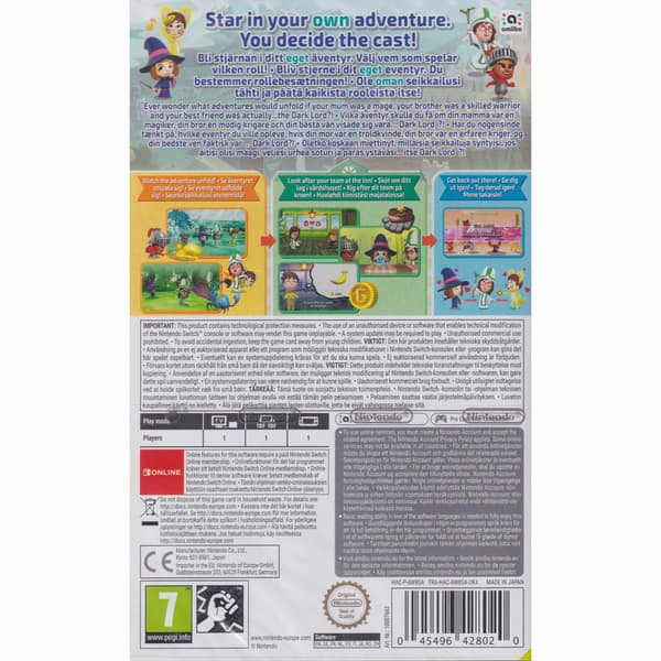 Miitopia Nintendo Switch Nordic