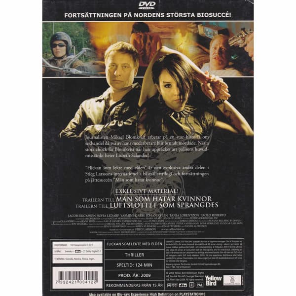 Flickan som lekte med elden DVD (Brugt)
