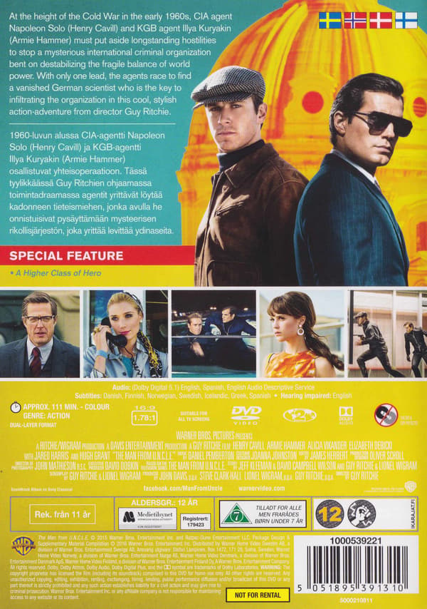 The Man from Uncle DVD (Begagnad)