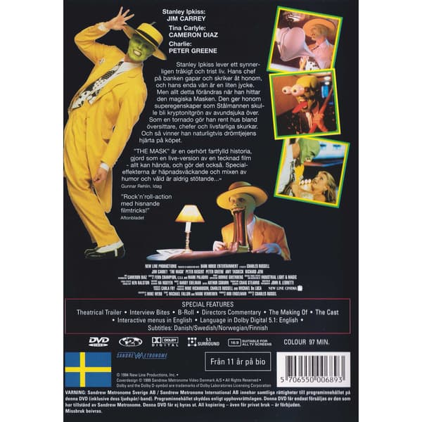 The Mask DVD (Käytetty)