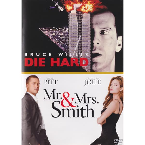 Die Hard + Mr & Mrs Smith DVD (Käytetty)