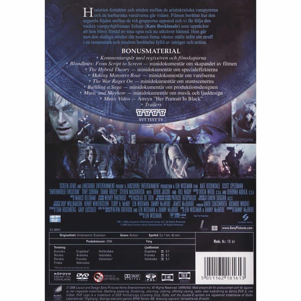 Underworld Evolution DVD (Begagnad)