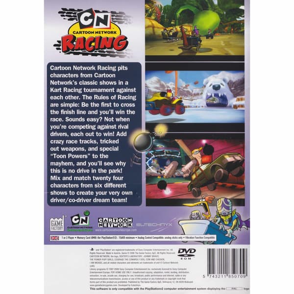 Cartoon Network Racing Playstation 2 PS2 (Brukt)