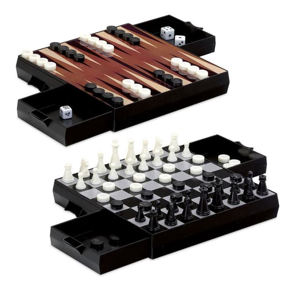 Square Magnetic Chess Draughts Backgammon