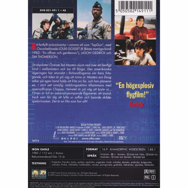 Iron Eagle DVD (Brugt)