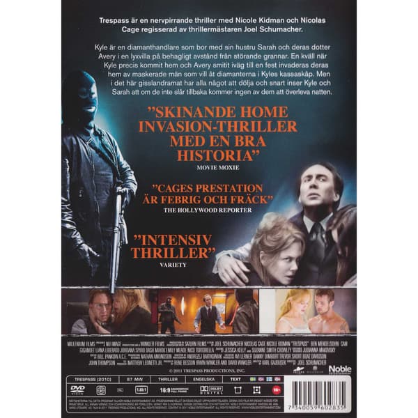 Trespass DVD (Käytetty)