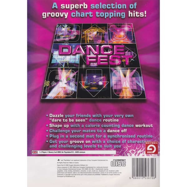 Dance Fest Playstation 2 PS2 (Brukt)